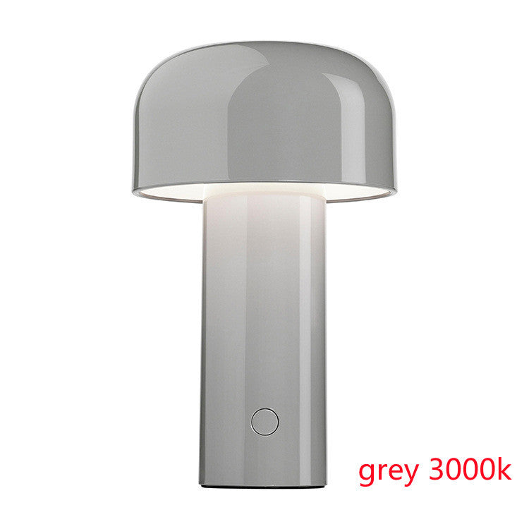 Mushroom Cordless Rechargeable USB Table Lamp