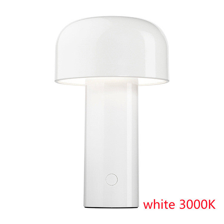 Mushroom Cordless Rechargeable USB Table Lamp